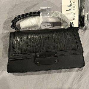 Black Nicole Miller Women's Clutch or crossbody..